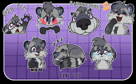 Stickers by @DivineTofu
